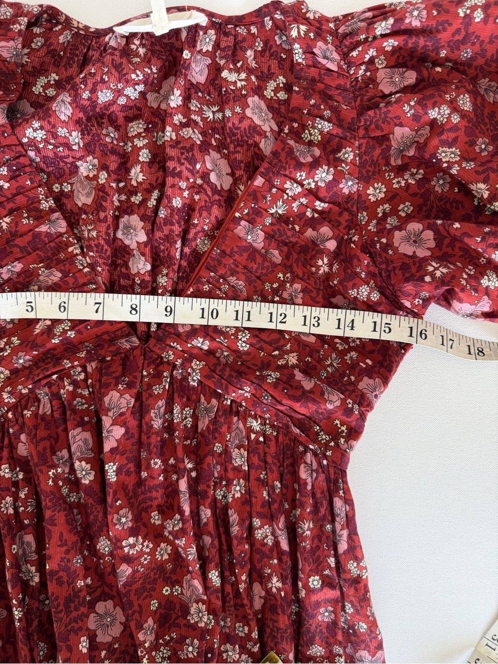 ·THE GREAT The Gallery Dress in Spice Mesa Floral size 0 - Picture 11 of 12